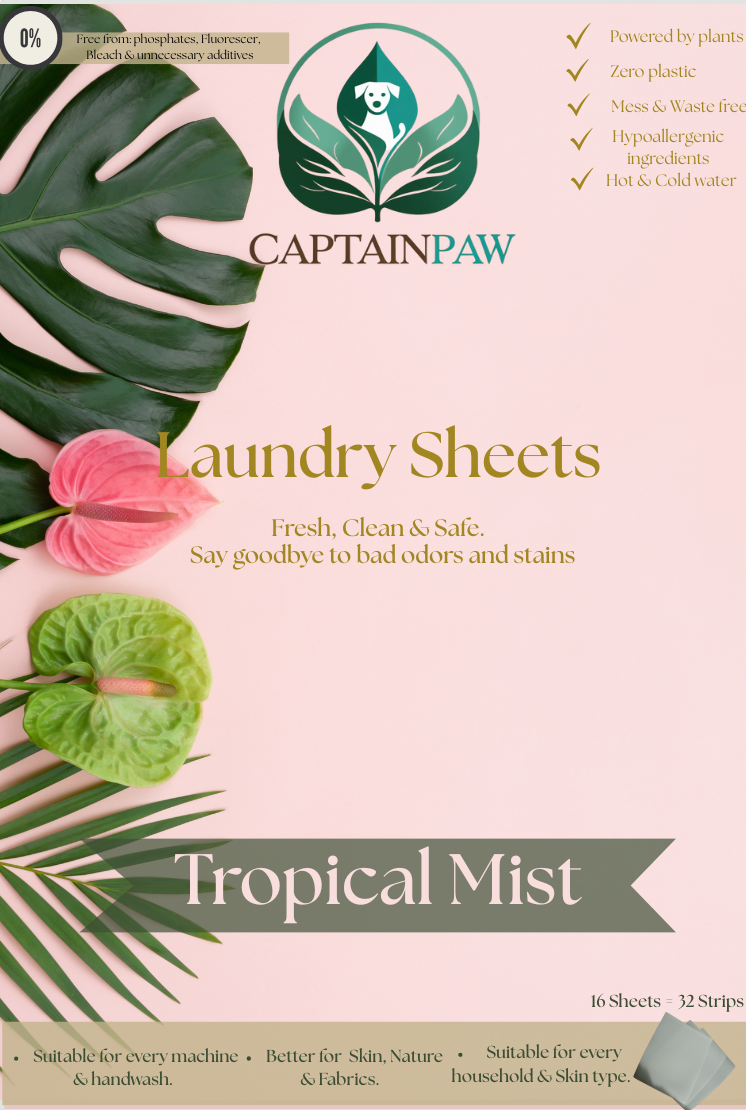 Captainpaw Laundry Sheets.