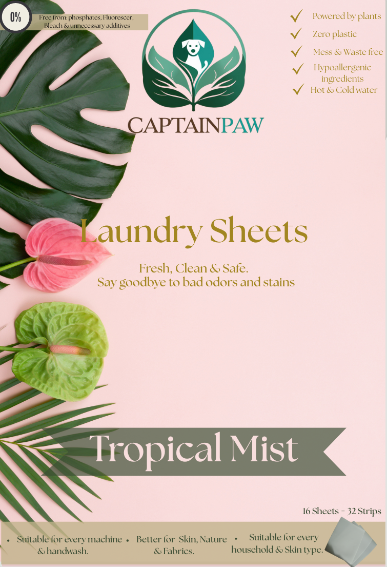 Captainpaw Laundry Sheets.