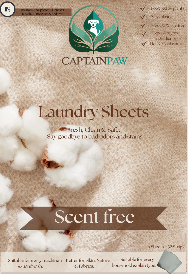 Captainpaw Laundry Sheets.