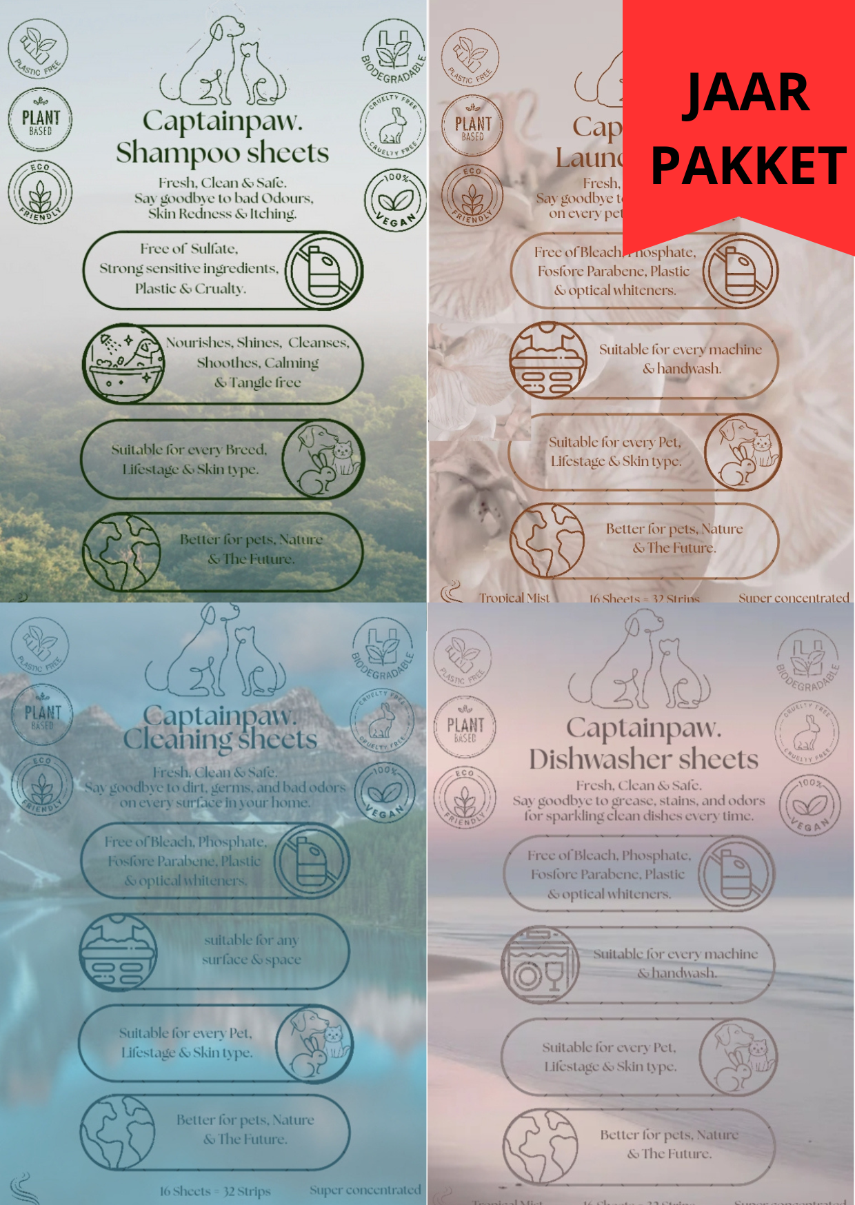 CaptainPaw Complete Care Jaarpakket