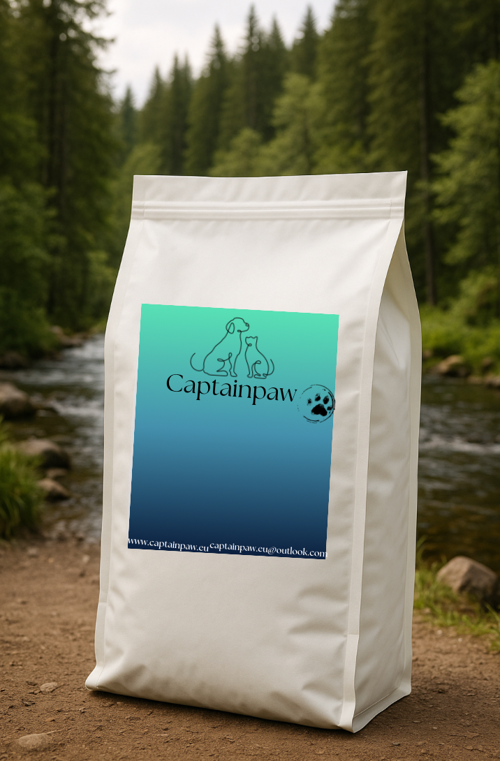 Captainpaw Sensitive 100% Complete en Uitgebalanceerde Voeding voor Volwassen Katten, ook voor Kieskeurige Katten